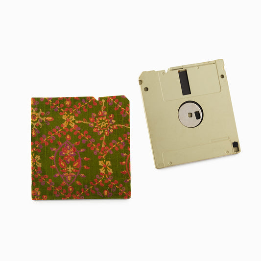Moss Green - Floppy Disk Coaster