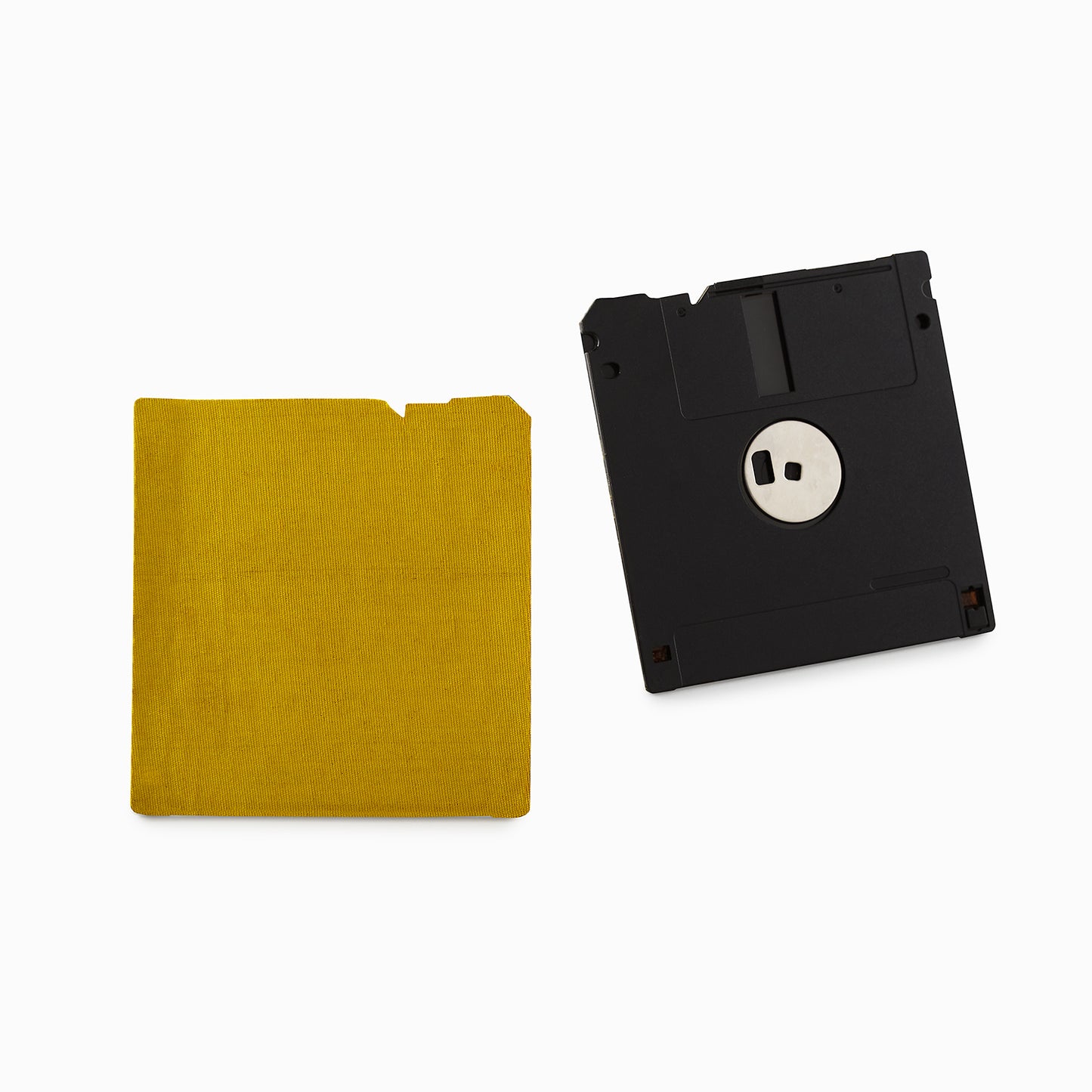 Citrine Green - Floppy Disk Coaster Set of 2