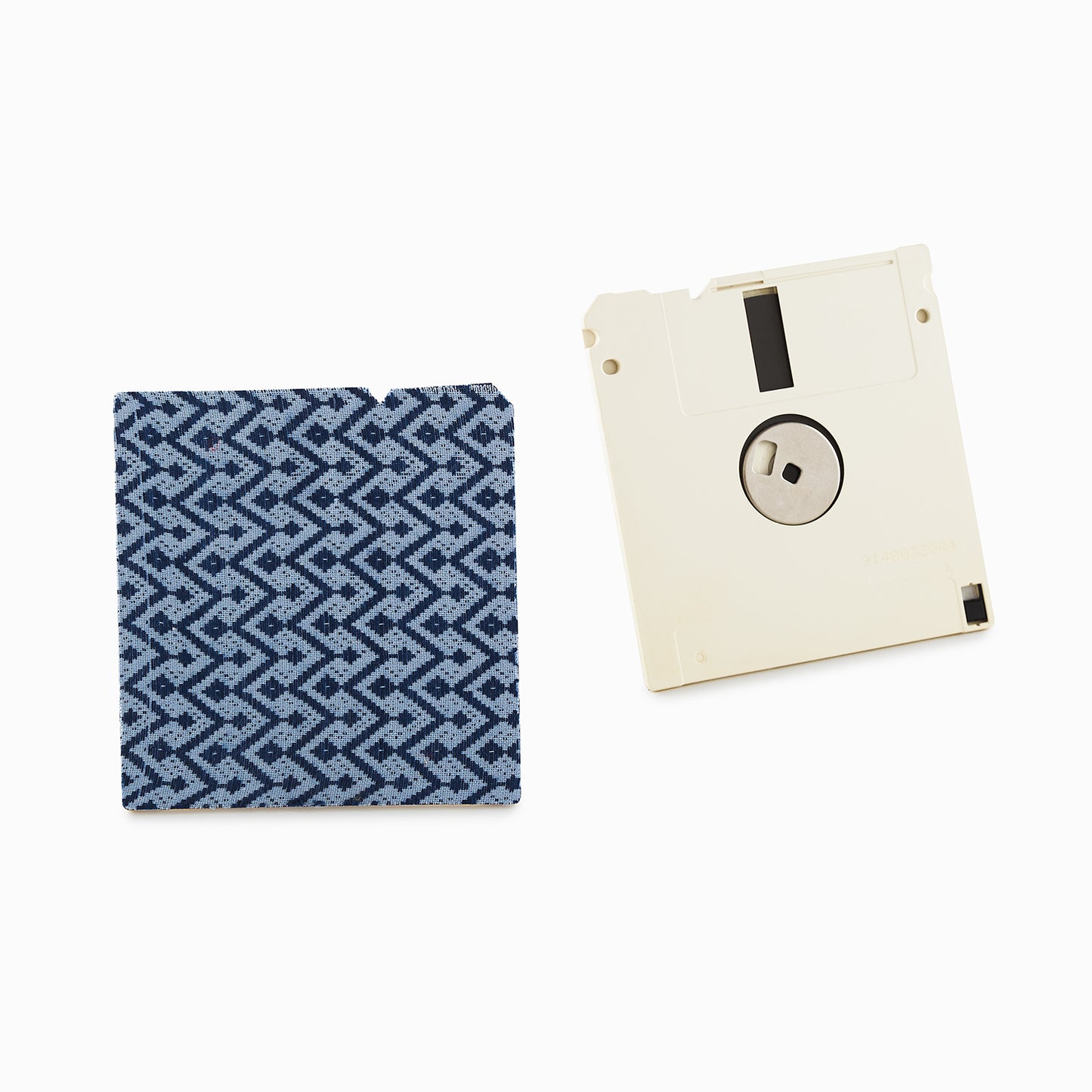 Stone Blue - Floppy Disk Coaster Set of 2